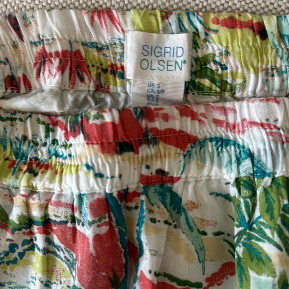 Sigrid Olsen A-Line skirt size small - Picture 4 of 5